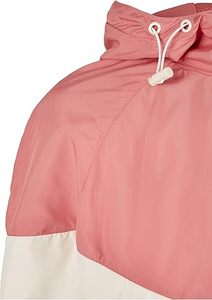Chaqueta cortavientos impermeable con capucha, informal, estilo urbano, con bloques de color, plegable, para viaje. - Product Image 5
