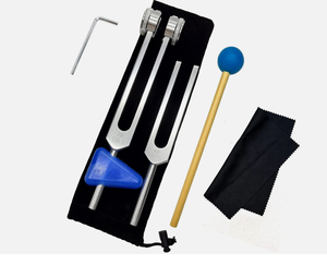 Diapason 528 Hz, ensemble de diapasons 136,1 Hz avec gel de silice triangulaire Chakr... - Product Image 6