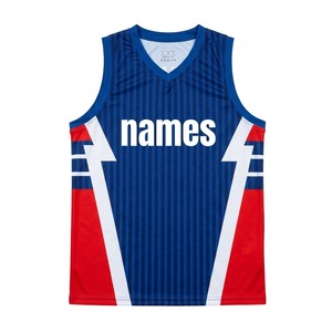 Maillot de basket-ball géométrique violet personnalisé ODM pour hommes, col en V, sans manches, uniforme d'équipe imprimé - Product Image 4
