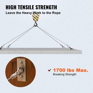 Cavo in Acciaio Inox T316 1/8'' 7x7, 500FT, per Ringhiere Fai-da-te e Trasporto, Cavo in Acciaio Inox 304L 1/8'' 7x7, 500FT - Product Image 5