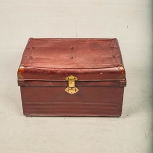 Copper Metal Trunk <b>Box</b> Vintage Style Storage Chest Perfect For Clothes Accessory Storage And <b>Memory</b> Item Storage From India - Product Image 1