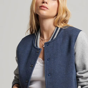 High Quality Sporty Men's Letterman <b>Jacket</b> with O-Neck Collar Front Logo Wholesale Pakistan Varsity <b>Jacket</b> Good Design Varsity - Product Image 4