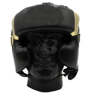 Protège-tête en cuir PU personnalisé pour entraînement de boxe professionnel, sur mesure, de qualité supérieure, en vente en ligne - Product Image 1