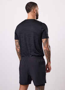 Camiseta Oversize Personalizada al por Mayor, 260 g/m², Cuello Redondo, Negra Lisa, para Hombre - Product Image 4
