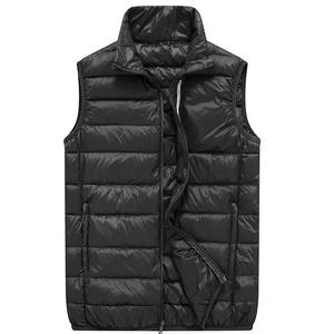 Chaleco de Plumón de Invierno de Alta Calidad al por Mayor, Chaleco con Capucha, Chaqueta sin Mangas para Hombre - Product Image 4