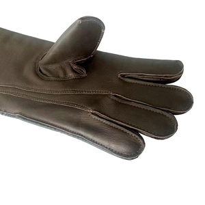 Professional Training Falconry Gloves 100% <b>Cow</b>- Hide Leather with Custom Embroider Top-Quality Customized - Product Image 3