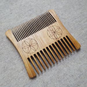 Natural Neem Wooden Eco-Friendly Waterproof Hair Comb Anti-Static <b>Beard</b> Styling Dabble Side Tooth Hair <b>Care</b> Accessory Orion - Product Image 4