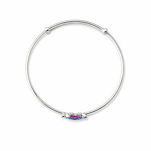 925 Sterling Silver Colorful Fish Charm Open Bangle <b>Bracelet</b> High Polish <b>Cute</b> Girls Fashion Jewelry Daily Wear Gift Party - Product Image 4