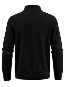 Men's Casual Stand-up Collar Zipper Cardigan Sweater, Made of Anti-pilling Modal Knit Fabric, Regular Fit with Slight Stretch - Product Image 3