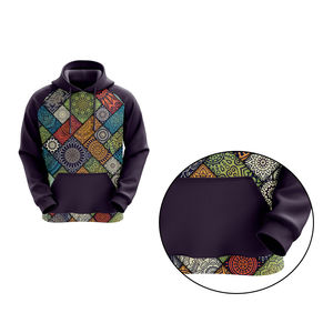 Sweat-shirts d'hiver personnalisés à logo sublimé haute performance, en molleton mélangé de coton, séchage rapide, respirants, sublimation - Product Image 5