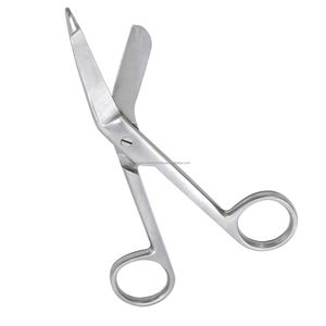 Tijeras para Vendajes Lister de 4.5 Pulgadas, Juego de Instrumentos de Acero Inoxidable Puro, Cirugía General, Enfermería, Primeros Auxilios, Trauma, Grado Médico, Fábrica - Product Image 3