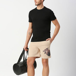 Shorts amples vintage personnalisés pour hommes, en denim 100 % coton, respirants, pour l'été - Product Image 5