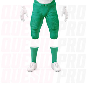 Uniforme de football américain personnalisé 100% polyester, respirant, léger, vêtements de sport pour hommes, broderie, uniformes par sublimation - Product Image 3