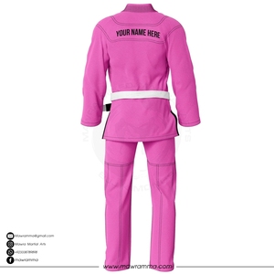 Kimono de Jiu-Jitsu Brésilien Premium en Tissu Perlé 100% Coton, Uniforme Professionnel de Grappling, Équipement d'Entraînement avec Logo Personnalisé - Product Image 4