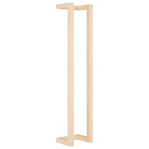 Toallero Mediano de Madera de Pino Sólido, Diseño de Madera Natural con Elegancia Estilizada - Product Image 2