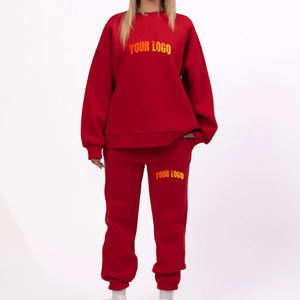 Conjunto Deportivo para Mujer, OEM/ODM, Mezcla de Algodón Suave Premium, Corte Holgado, Venta al Por Mayor de Fábrica - Product Image 1