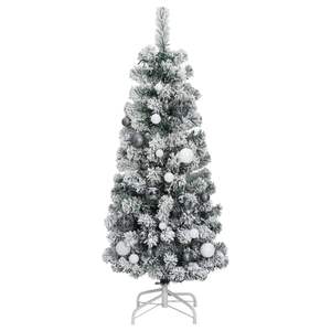 Albero di natale artificiale incernierato con 150 e palla Set 47.2 decorazioni Festive - Product Image 4