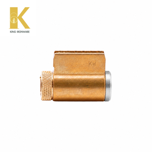 Cylindres de serrure personnalisés en laiton 5 goupilles avec gorge KW, finition chrome satiné, pour la sécurité des portes - Product Image 5