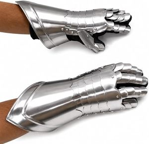 Guantes de Caballero Medievales de Metal Profesionales de Fabricante OEM con Construcción Remachada para Cosplay y Representaciones Históricas - Product Image 4