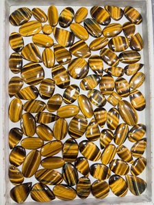 Tiger Eye <b>Quartz</b> Cabochon Loose AAA Grade Semi-Precious Gemstone Custom Size Flat Back Jewelry Making Wholesale Lot Stones, - Product Image 2