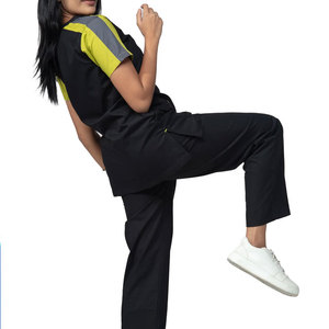 Women's Plus Size Custom Plain Stretchable Nursing <b>Scrub</b> Suits with Breathable Fabric Hospital Use Custom Logo - Product Image 3