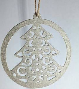 <b>Christmas</b> ornament heart shaped decoration decorative festive ornament <b>christmas</b> craft ornament hanging <b>wall</b> accent <b>christmas</b> - Product Image 1