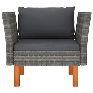 Housses amovibles grises en rotin PE pour canapé de jardin, chaise d'extérieur chic - Product Image 2