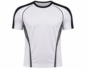 Camiseta Casual de Manga Corta para Hombre, Color Gris Azul Marino, Cuello Redondo, Secado Rápido, Transpirable, Corte Regular, Tejido de Poliéster, Patrón Geométrico - Product Image 5
