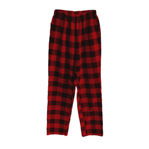 Wholesale High Quality Custom Soft <b>Pajama</b> Bottom Lounge Pants Plaid Flannel Wide Leg <b>Pajama</b> Pants for Women - Product Image 3