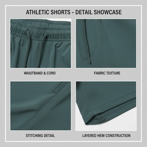 Shorts de sport 2-en-1 pour homme avec poche pour téléphone, séchage rapide, pour la course à pied, la musculation et le fitness - Product Image 6