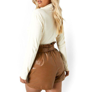 Fabricante profesional de faldas de cuero para mujer, 100% algodón, cintura alta, en venta. - Product Image 6