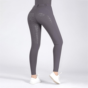 Breathable Full Seat Silicone Grip Ladies Horse Riding Leggings Wholesale Custom Women Equestrian Breeches For Competition Use - Product Image 2