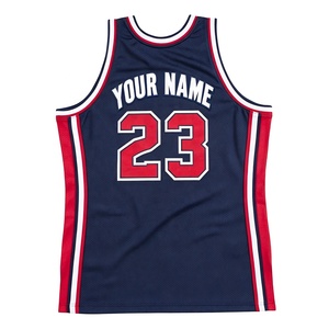 Camiseta de Baloncesto Personalizada Azul Marino y Naranja, Unisex, para Adultos, Sin Mangas, de Malla, con Impresión Sublimada, Nombre del Equipo, Número 23, Transpirable - Product Image 2