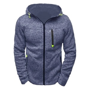 Sweat à capuche en molleton 100 % coton biologique pour homme, nouveau style automne 2025, coupe ample avec fermeture éclair unie et logo personnalisable - Product Image 5
