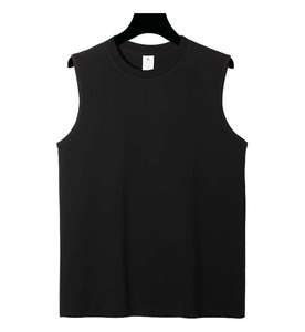 Débardeur de sport pour homme, style vintage, écologique, respirant, séchage rapide, 100% coton, 180 GSM, sans manches - Product Image 3