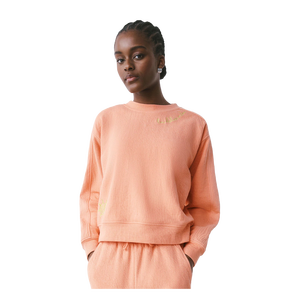 Women Oversized Knitted Sweatshirt Solid Color Drop-Shoulder Full Sleeve Crew Neck Breathable Summer Top - Product Image 2