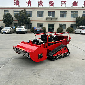 Tondeuse à gazon télécommandée Woer Diesel, type chenille, qualité industrielle, <span class=keywords><strong>d</strong></span>ébroussailleuse pour terrains en pente - Product Image 6