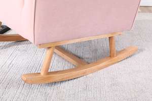 Silla Mecedora de Madera de Teca Premium para Exteriores, Patio y Jardín, Hecha a Mano, de Madera Sólida, para Hotel o Resort - Product Image 5