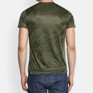 Camiseta Básica Casual Ligera y Transpirable de Secado Rápido 100% Algodón, Estilo Urbano con Cuello en V Ultra Suave para Hombre, Tejido Sostenible - Product Image 2