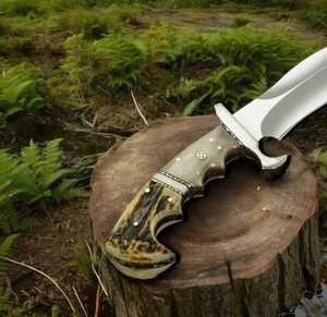 Cuchillo utilitario de punta afilada SHARP POINT TRADES, hoja de acero, mango de madera, espalda recta, no ajustable, 0.5mm de grosor, 6.7in de largo total - Product Image 3