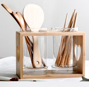 Superior Quality <b>Large</b> Selling <b>Cup</b> and Glass Wooden Holder Unique Bamboo Wooden Glass Holder Wholesale Price - Product Image 2