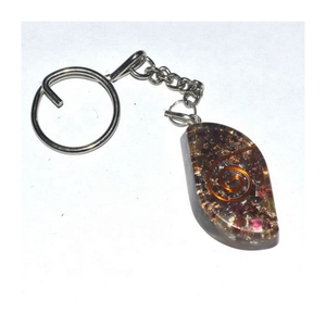 Best Price Orgone Keychain Jade Custom Shape <b>Orgonite</b> Polished Handmade Lightweight Crystal Crafts Reiki Travel Business Gift - Product Image 2