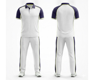 OEM ODM Full Sublimation <b>Cricket</b> Clothing Full Sublimation Printing | Men Women Youth <b>Cricket</b> Wears Polo Shirt and Trouser - Product Image 4