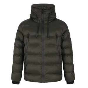 Chaqueta de Plumón Personalizada para Hombre, de Alta Calidad, para Invierno, con Capucha Ajustable y Cremallera Completa - Product Image 5