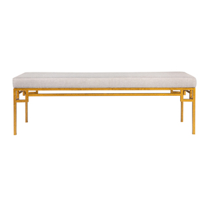 Modern Waterproof Upholstered <b>Bench</b> Black Metal Frame Minimalist Design Comfortable Seating for Living Room Kitchen Workshop - Product Image 4