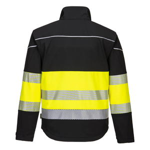 Men's Reflective Hooded Safety <b>Work</b> <b>Jacket</b> High Visibility <b>Canvas</b> Construction Security Workwear Custom Logo - Product Image 4