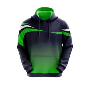 Sweat à capuche unisexe en polyester/coton imprimé numérique Neon Strike, style streetwear - Product Image 3