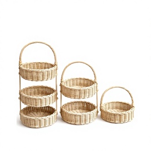 ตะกร้าหวายซ้อนหัตถกรรม - Product Image 1