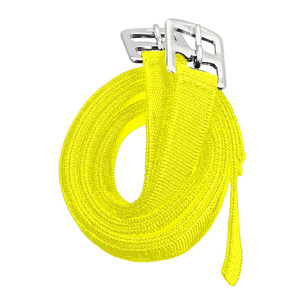 BLUHORSE Horse Nylon Stirrup Straps Heavy Duty Adjustable Chrome Plated Iron Buckle Customizable Color Size for <b>Equestrian</b> - Product Image 4