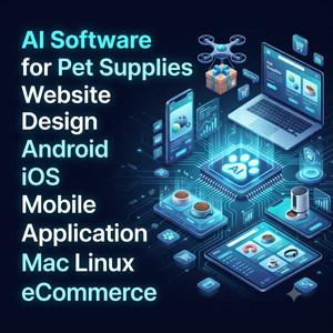 Plugin de WordPress para Shopify, Software de IA para Diseño de Sitios Web de Artículos para Mascotas, Software de IA para ERP y CRM, Aplicación Móvil para Android e iOS, Mac/Linux - Product Image 1